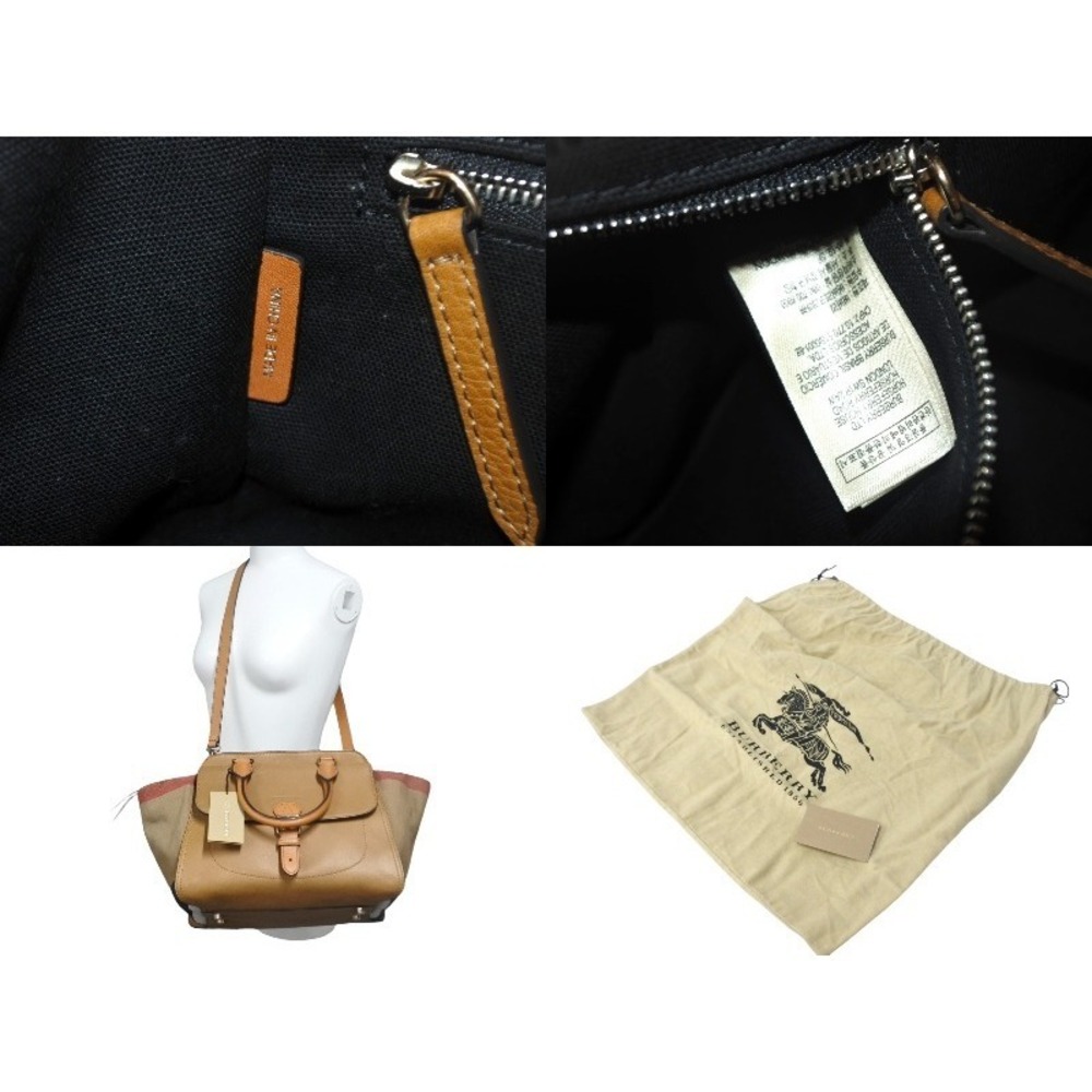 Burberry Mrcourt Saddle Brown Shoulder Bag leather - Picture 8 of 8